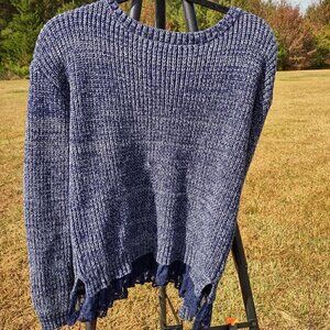 Jolt Blue And White Sweater Size L